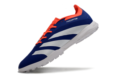 Unisex Adidas Predator 24 Elite TF Artificial Turf Low-Tops Football Shoes - Blue/White/Red