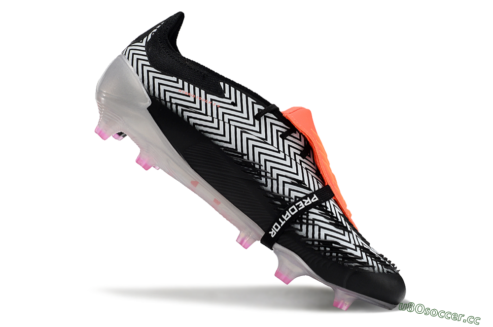 Men's Adidas Predator Accuracy+ FG Firm Ground Low-Tops Football Boots - White/Red/Silver 4