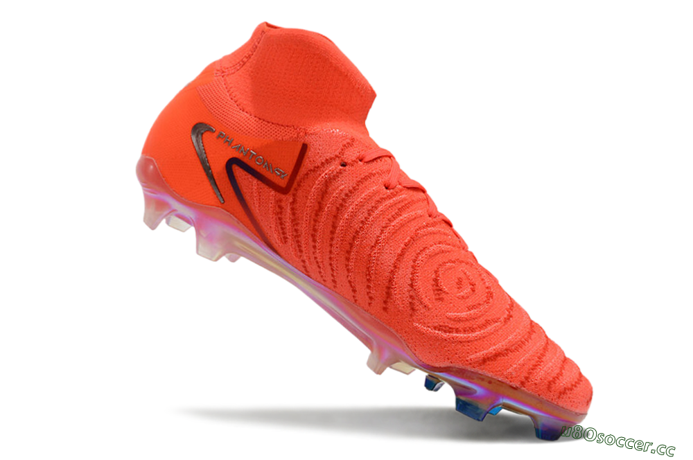 Unisex Nike Phantom Luna Elite FG Firm Ground High-Tops Football Boots - Red/Black/Gold 4