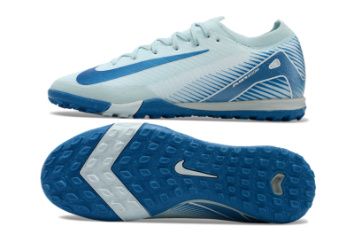 Unisex Nike Air Zoom Mercurial Vapor 16 Elite TF Artificial Turf Low-Tops Football Shoes - Jade/Beige/Blue