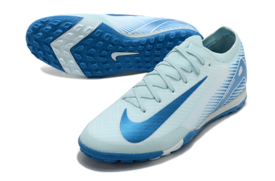 Unisex Nike Air Zoom Mercurial Vapor 16 Elite TF Artificial Turf Low-Tops Football Shoes - Jade/Beige/Blue