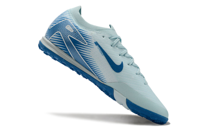 Unisex Nike Air Zoom Mercurial Vapor 16 Elite TF Artificial Turf Low-Tops Football Shoes - Jade/Beige/Blue