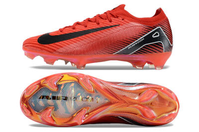 Men's Nike Air Zoom Mercurial Vapor 16 Elite FG Firm Ground Low-Tops Football Boots - Red/White/Black