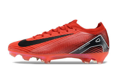Men's Nike Air Zoom Mercurial Vapor 16 Elite FG Firm Ground Low-Tops Football Boots - Red/White/Black