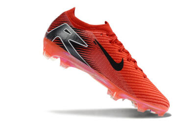 Men's Nike Air Zoom Mercurial Vapor 16 Elite FG Firm Ground Low-Tops Football Boots - Red/White/Black
