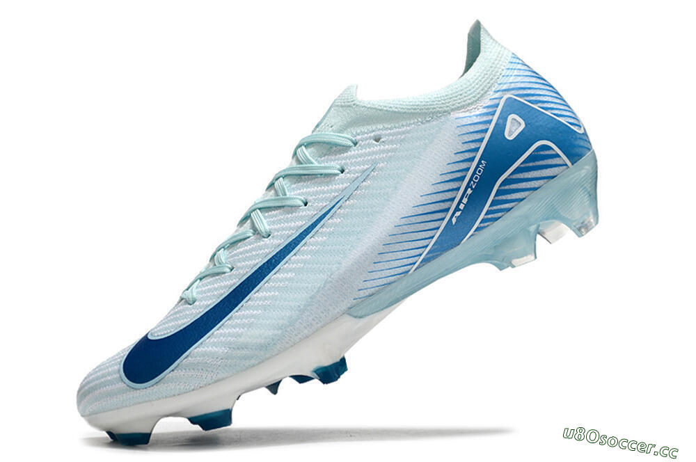 Men's Nike Air Zoom Mercurial Vapor 16 Elite FG Firm Ground Low-Tops Football Boots - Jade/White 5