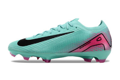 Men's Nike Air Zoom Mercurial Vapor 16 Elite FG Firm Ground Low-Tops Football Boots - Jade/Black/Pink