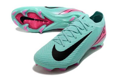 Men's Nike Air Zoom Mercurial Vapor 16 Elite FG Firm Ground Low-Tops Football Boots - Jade/Black/Pink