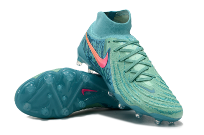 Men's Nike Phantom Luna Elite AG Artificial Grass High-Tops Football Boots - Jade/Pink/Orange