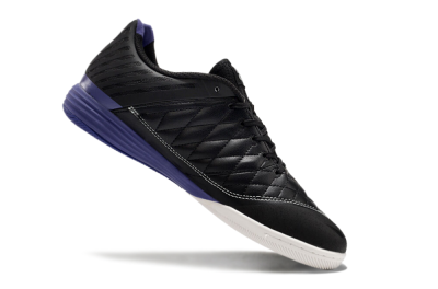 Unisex Nike Lunar Gato 2 IC Indoor & Futsal Low-Tops Football Shoes - Black/White/Purple