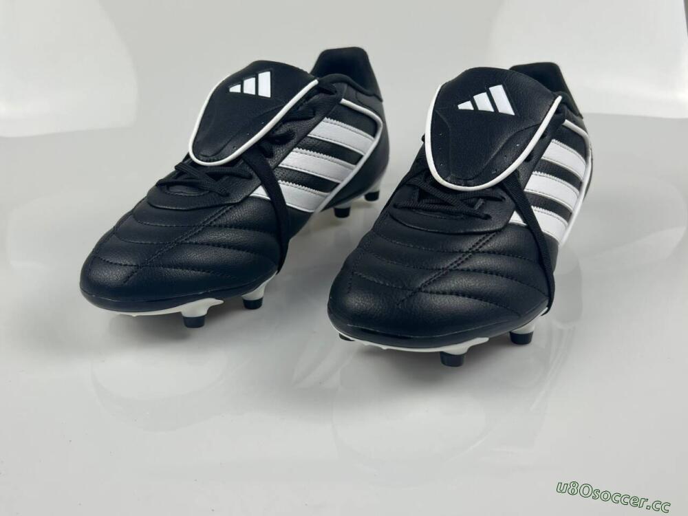 Men's Adidas Copa Gloro 2024 FG Firm Ground Low-Tops Football Boots - Black/White/Beige