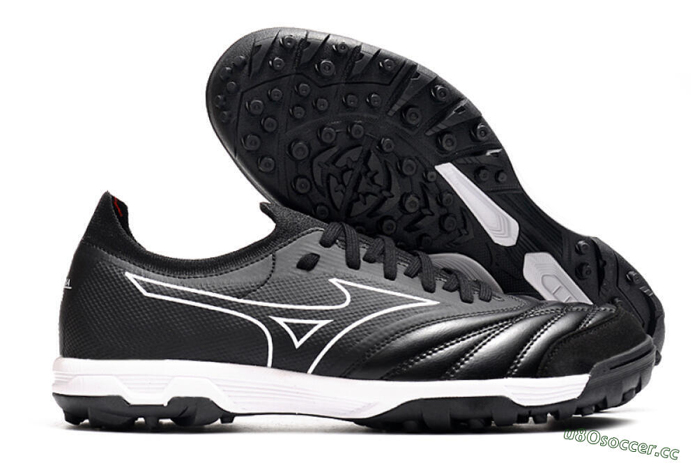 Men's Mizuno Morelia Neo Sala β TF Artificial Turf Low-Tops Football Shoes - Black/White 2