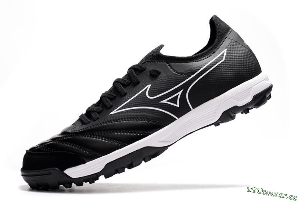 Men's Mizuno Morelia Neo Sala β TF Artificial Turf Low-Tops Football Shoes - Black/White 5