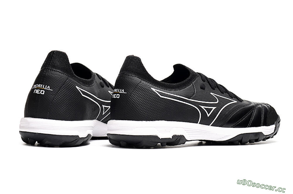 Men's Mizuno Morelia Neo Sala β TF Artificial Turf Low-Tops Football Shoes - Black/White 6