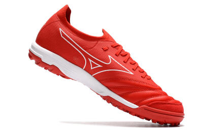 Men's Mizuno Morelia Neo Sala β TF Artificial Turf Low-Tops Football Shoes - Red/White