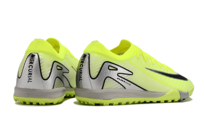 Men's Nike Air Zoom Mercurial Vapor 16 Elite TF Artificial Turf Low-Tops Football Shoes - Yellow/Black/Silver/Grey