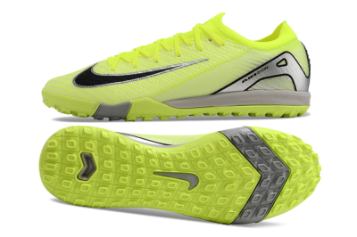 Men's Nike Air Zoom Mercurial Vapor 16 Elite TF Artificial Turf Low-Tops Football Shoes - Yellow/Black/Silver/Grey