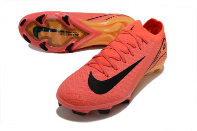 Men's Nike Air Zoom Mercurial Vapor 16 Elite FG Firm Ground Low-Tops Football Boots - Red/Black/Yellow