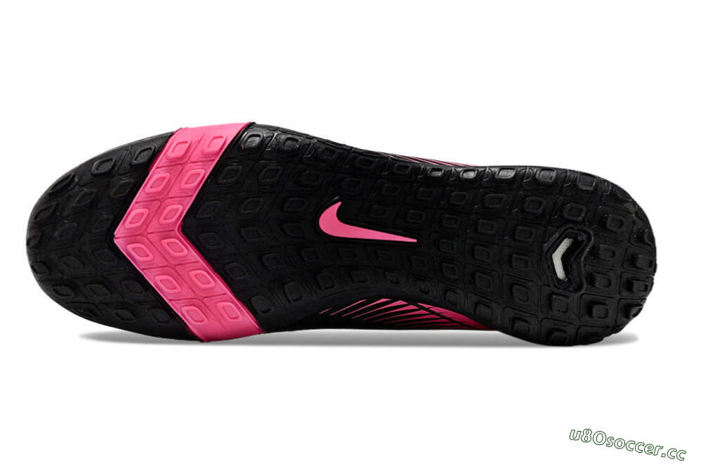 Unisex Nike Air Zoom Mercurial Superfly 10 Elite TF Artificial Turf High-Tops Football Shoes - Black/Pink 6