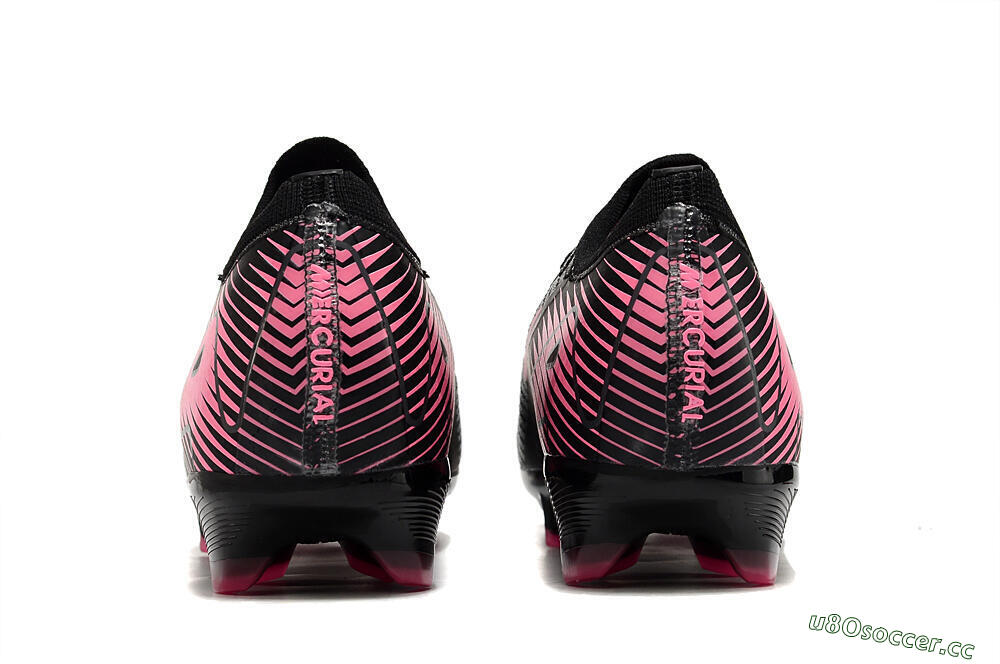 Unisex Nike Air Zoom Mercurial Vapor 16 Elite FG Firm Ground Low-Tops Football Boots - Black/Pink 5