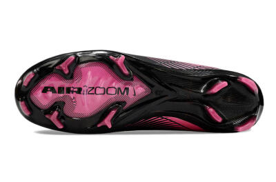 Unisex Nike Air Zoom Mercurial Vapor 16 Elite FG Firm Ground Low-Tops Football Boots - Black/Pink