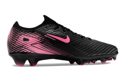 Unisex Nike Air Zoom Mercurial Vapor 16 Elite FG Firm Ground Low-Tops Football Boots - Black/Pink