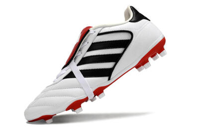 Men's Adidas Copa Gloro 2 FG Firm Ground Low-Tops Football Boots - White/Black/Red