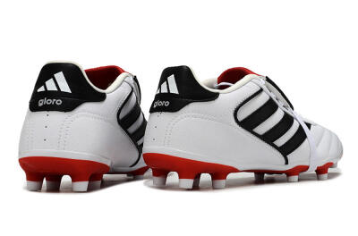 Men's Adidas Copa Gloro 2 FG Firm Ground Low-Tops Football Boots - White/Black/Red