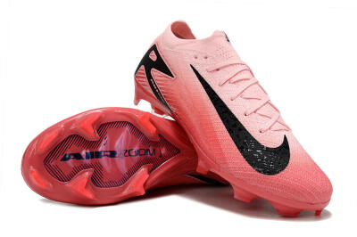 Unisex Nike Air Zoom Mercurial Vapor 16 Elite FG Firm Ground Low-Tops Football Boots - Pink/Black