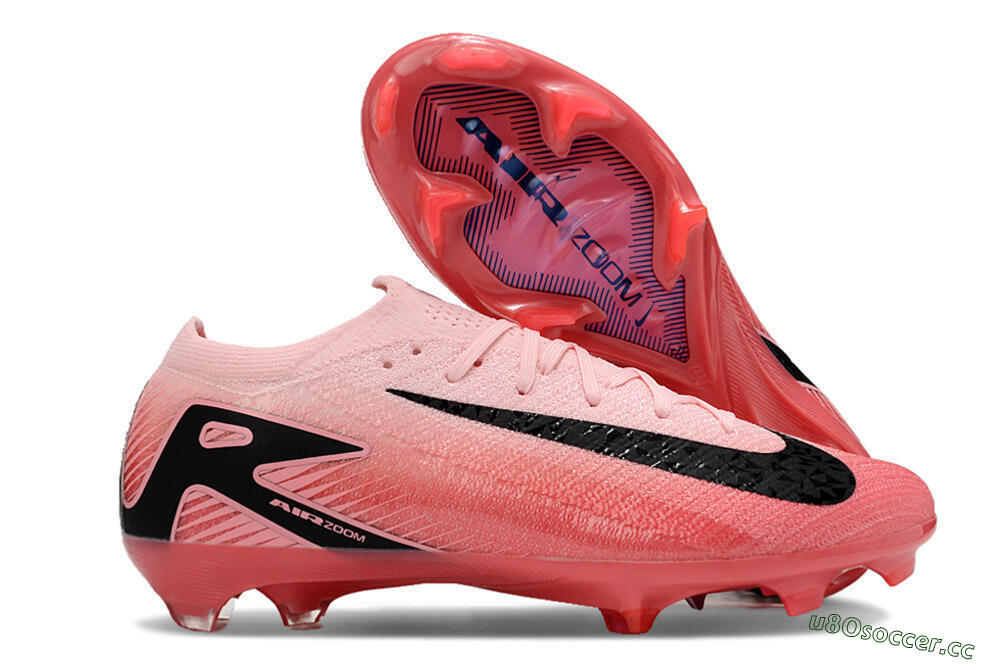 Unisex Nike Air Zoom Mercurial Vapor 16 Elite FG Firm Ground Low-Tops Football Boots - Pink/Black 2