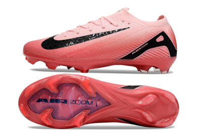 Unisex Nike Air Zoom Mercurial Vapor 16 Elite FG Firm Ground Low-Tops Football Boots - Pink/Black