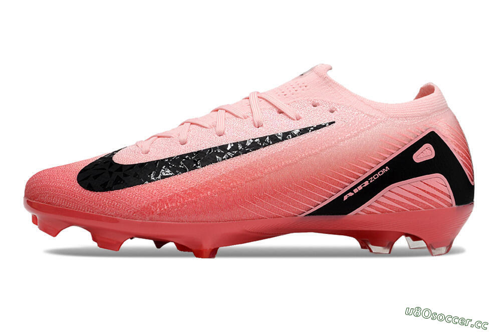 Unisex Nike Air Zoom Mercurial Vapor 16 Elite FG Firm Ground Low-Tops Football Boots - Pink/Black 0