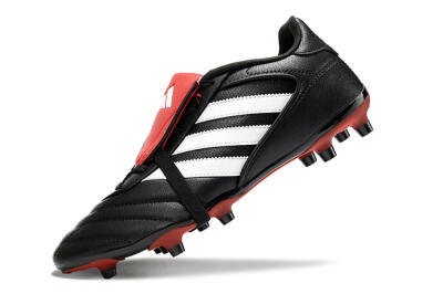 Men's Adidas Copa Gloro 2 FG Firm Ground Low-Tops Football Boots - Black/White/Red