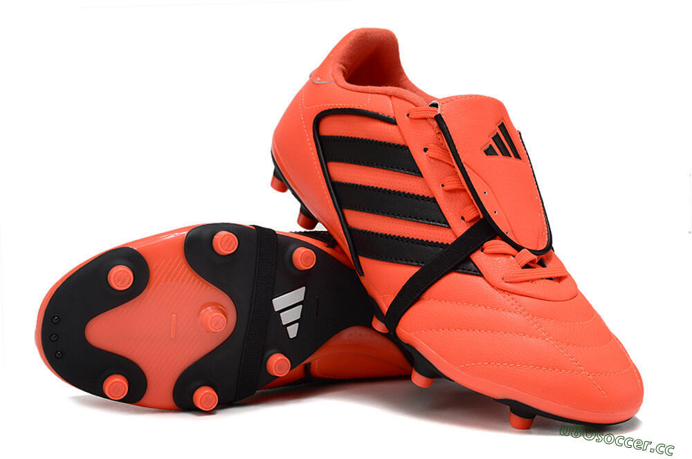 Men's Adidas Copa Gloro 2 FG Firm Ground Low-Tops Football Boots - Red/Black 3