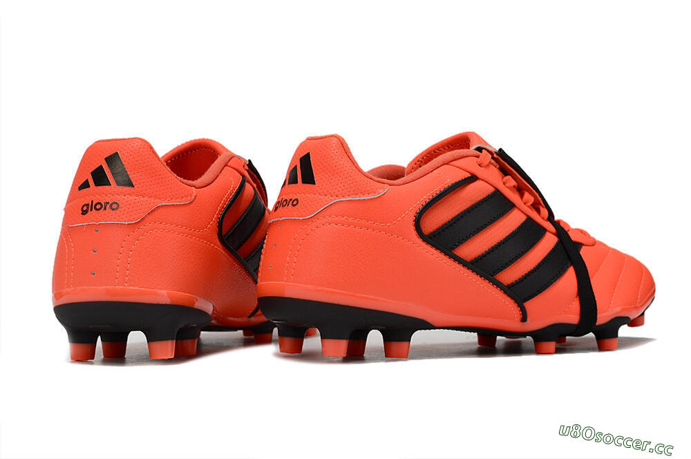 Men's Adidas Copa Gloro 2 FG Firm Ground Low-Tops Football Boots - Red/Black 6