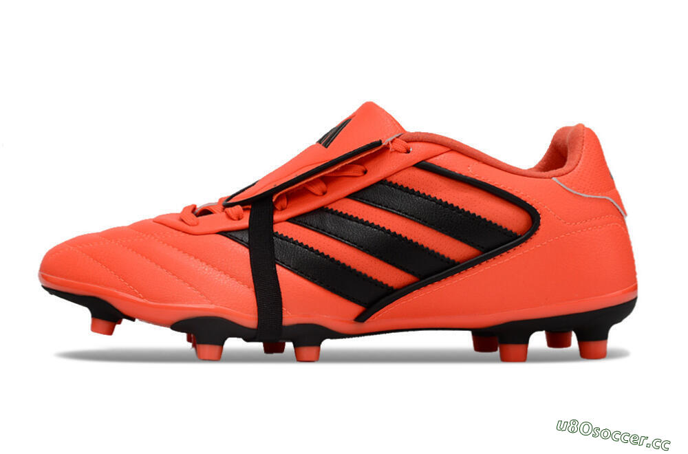 Men's Adidas Copa Gloro 2 FG Firm Ground Low-Tops Football Boots - Red/Black 0