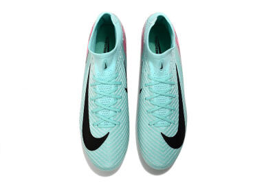 Unisex Nike Air Zoom Mercurial Superfly 10 Elite AG Artificial Grass High-Tops Football Boots - Green/Pink/Black