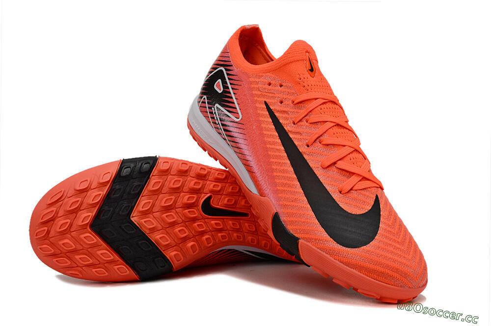 Unisex Nike Air Zoom Mercurial Vapor 16 Elite TF Artificial Turf Low-Tops Football Shoes - Red/Black/White 3