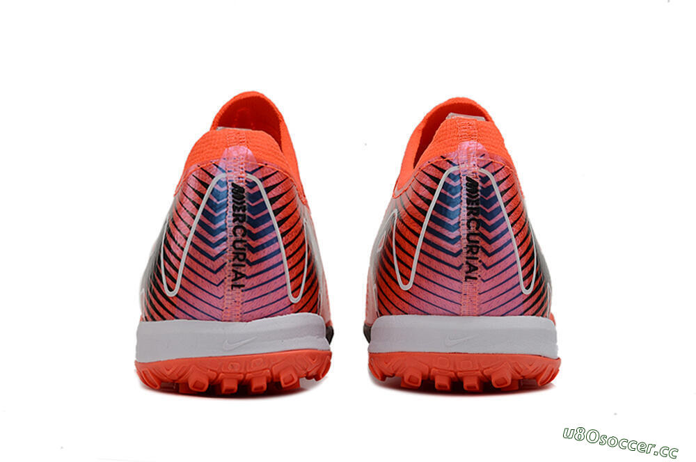 Unisex Nike Air Zoom Mercurial Vapor 16 Elite TF Artificial Turf Low-Tops Football Shoes - Red/Black/White 6