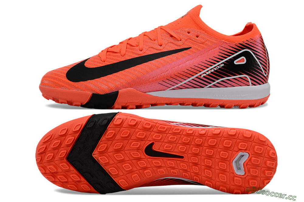 Unisex Nike Air Zoom Mercurial Vapor 16 Elite TF Artificial Turf Low-Tops Football Shoes - Red/Black/White 1
