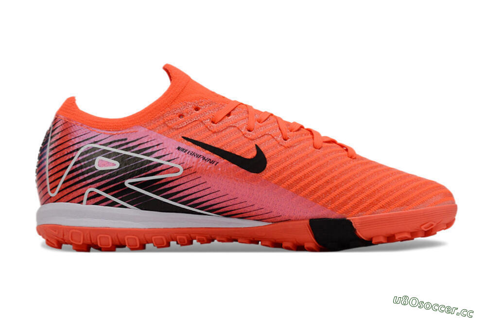 Unisex Nike Air Zoom Mercurial Vapor 16 Elite TF Artificial Turf Low-Tops Football Shoes - Red/Black/White 4