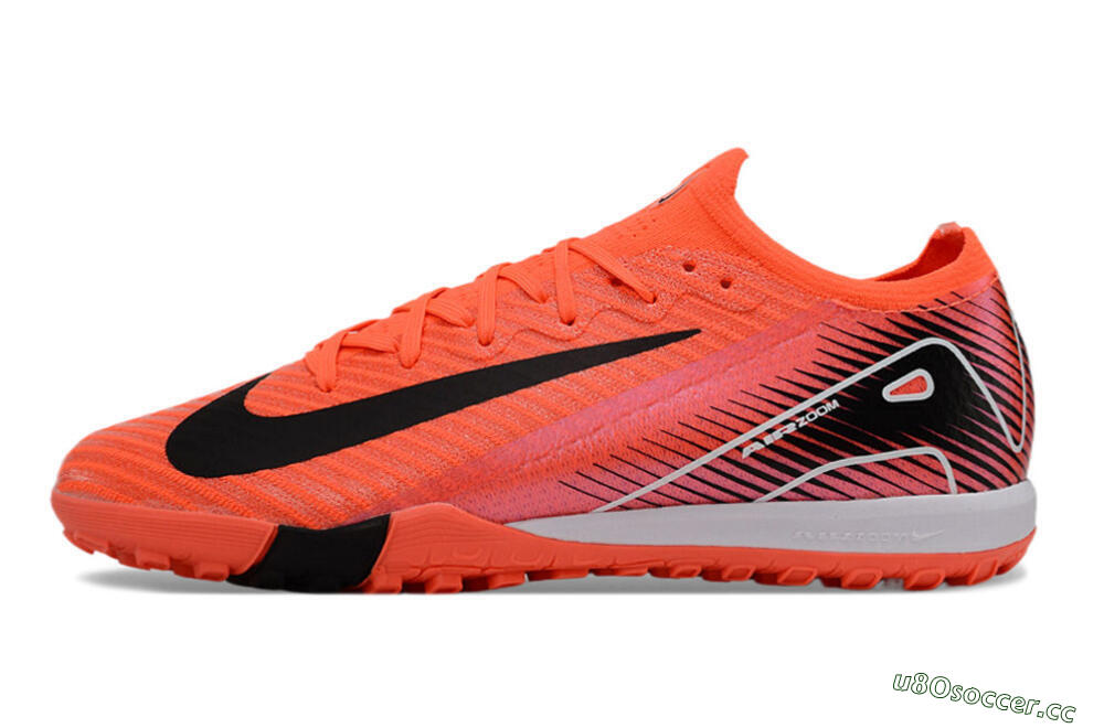 Unisex Nike Air Zoom Mercurial Vapor 16 Elite TF Artificial Turf Low-Tops Football Shoes - Red/Black/White 0