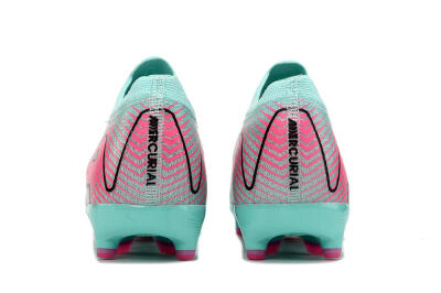 Unisex Nike Air Zoom Mercurial Vapor 16 Elite AG Artificial Grass Low-Tops Football Boots - Green/Pink/Black