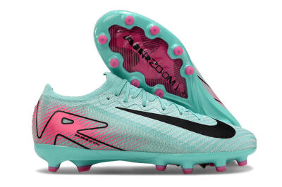 Unisex Nike Air Zoom Mercurial Vapor 16 Elite AG Artificial Grass Low-Tops Football Boots - Green/Pink/Black