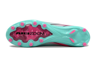 Unisex Nike Air Zoom Mercurial Vapor 16 Elite AG Artificial Grass Low-Tops Football Boots - Green/Pink/Black