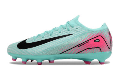 Unisex Nike Air Zoom Mercurial Vapor 16 Elite AG Artificial Grass Low-Tops Football Boots - Green/Pink/Black