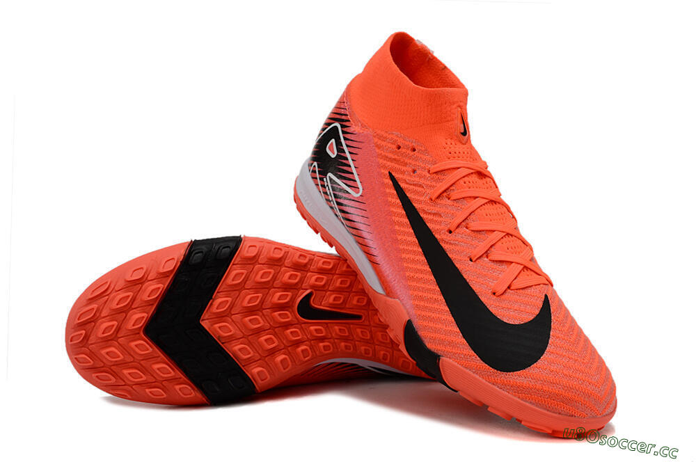 Unisex Nike Air Zoom Mercurial Superfly 10 Elite TF Artificial Turf High-Tops Football Shoes - Red/Black/White 3