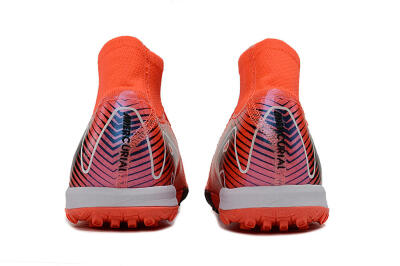 Unisex Nike Air Zoom Mercurial Superfly 10 Elite TF Artificial Turf High-Tops Football Shoes - Red/Black/White