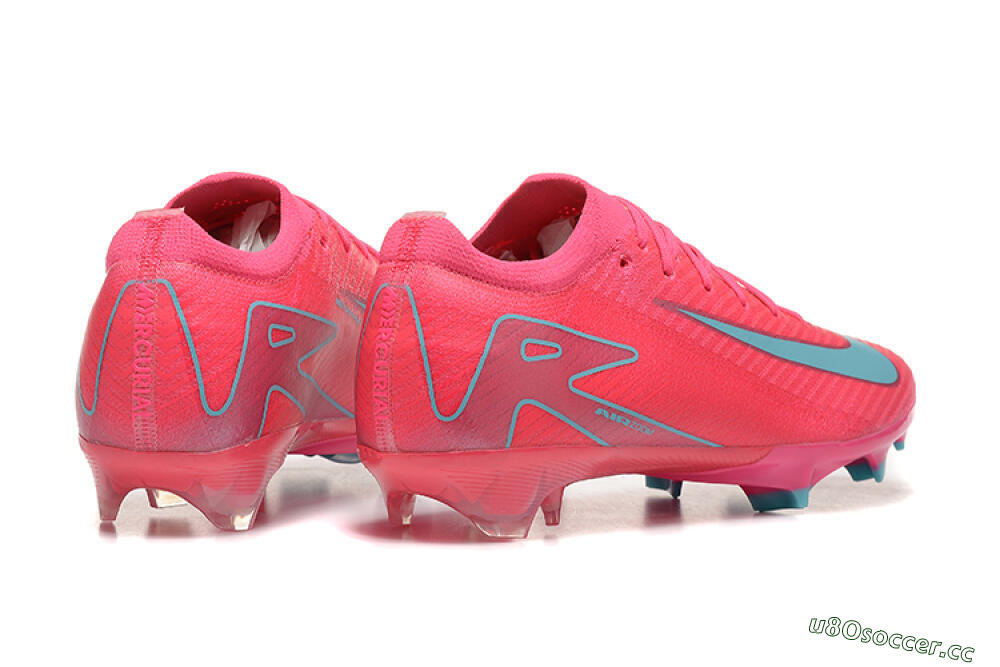 Men's Nike Air Zoom Mercurial Vapor 16 Elite FG Firm Ground High-Tops Football Boots - Pink/Mint 9