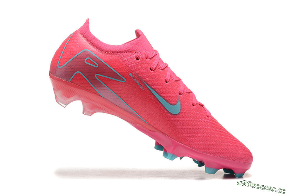 Men's Nike Air Zoom Mercurial Vapor 16 Elite FG Firm Ground High-Tops Football Boots - Pink/Mint 7